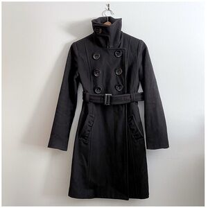 Bebe Y2K Belted Pea Coat XS